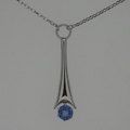 9ct tanzanite necklace