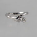 9ct white gold diamond ring