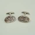 Silver cufflinks