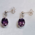 Amethyst earrings