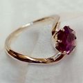 Flowing amethyst 9ct gold