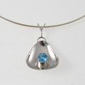 Blue topaz necklace