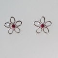 9ct RUBY EARRINGS