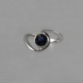Silver Iolite ring
